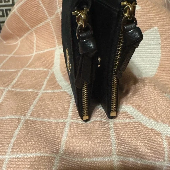 Kate Spade Black Croc-Embossed Handbag - Picture 6 of 7